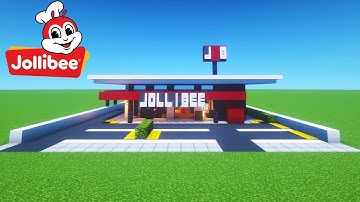 Minecraft Tutorial: How To Make A Modern Jollibee "2021 City Build"