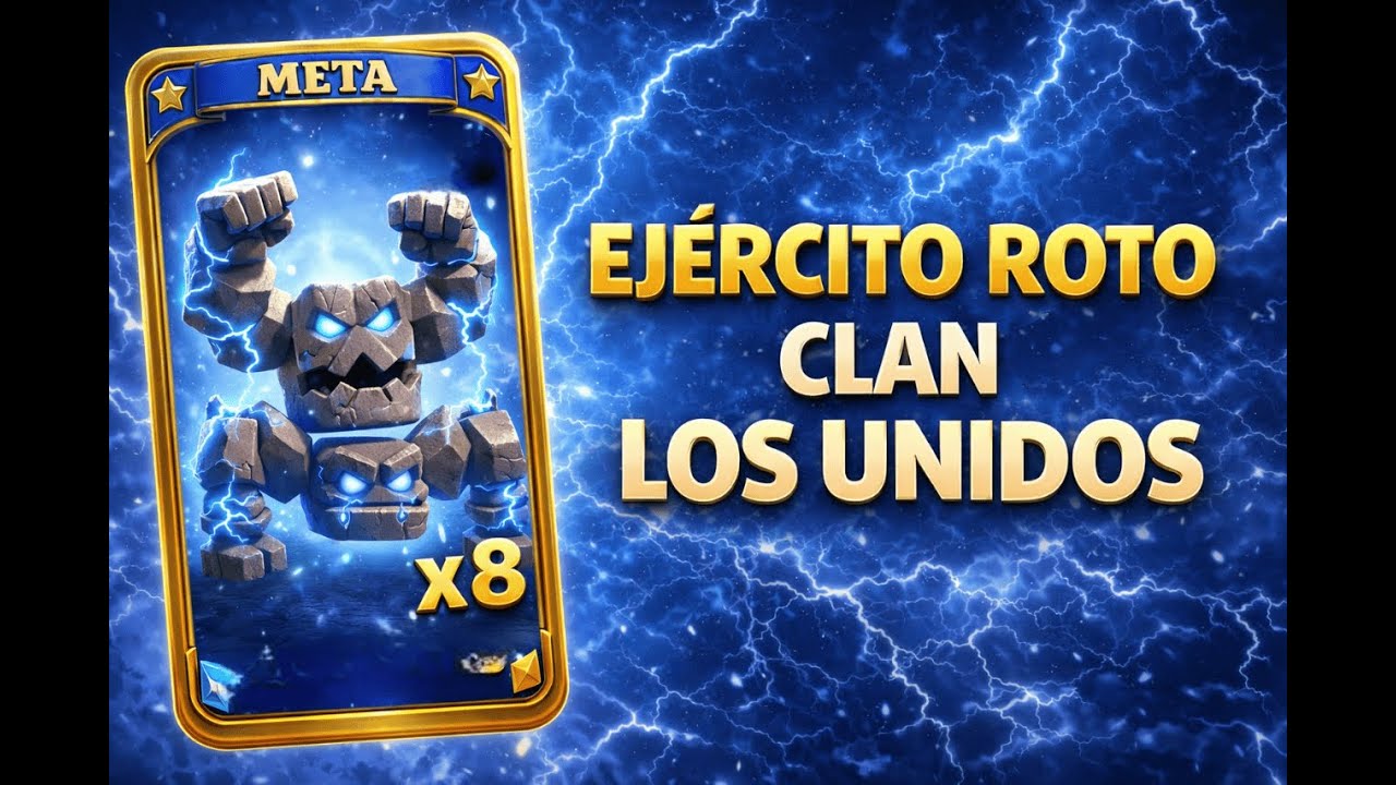 EJÉRCITO ROTO TH18 💥 8 GOLEMS METEORITO + 13 TÓTEMS con LOS UNIDOS | Clash of Clans
