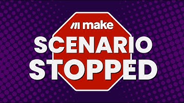 🛑 Make.com Scenario is gestopt - Maak wereldwijde meldingen - E-mailvoorkeuren