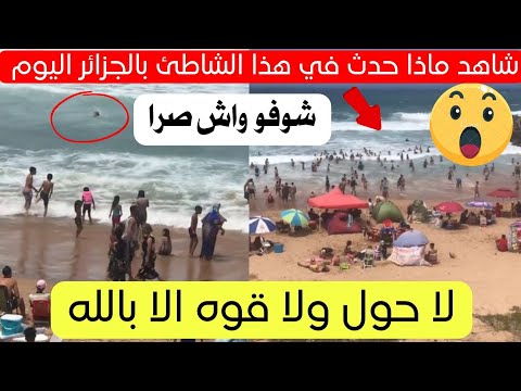 شاهد ماذا حدث في هذا الشاطئ بولاية عين تموشنت الجزائر اليوم