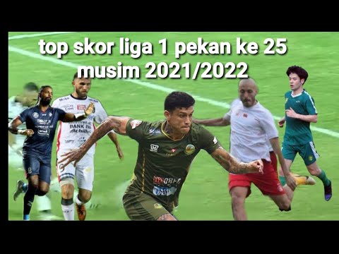 top skor liga 1 2022 pekan 25