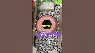 Rail Welding Full Process  || Indian Railway || #shortsfeed #shorts #viralvideo