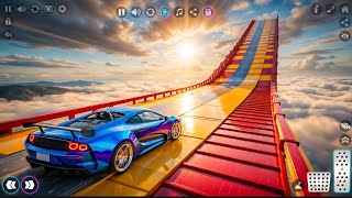 カースタント2026メガランプ（エクストリームカーレース＆インポッシブルスタントAndroidゲームプレイ） screenshot 1