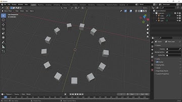 Create Circular Array in Blender 2.93 - Tutorial