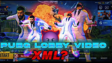 Pubg mobile lobby video editing tutorial / xml #pubgmobile #xml #editing #xmlpreset