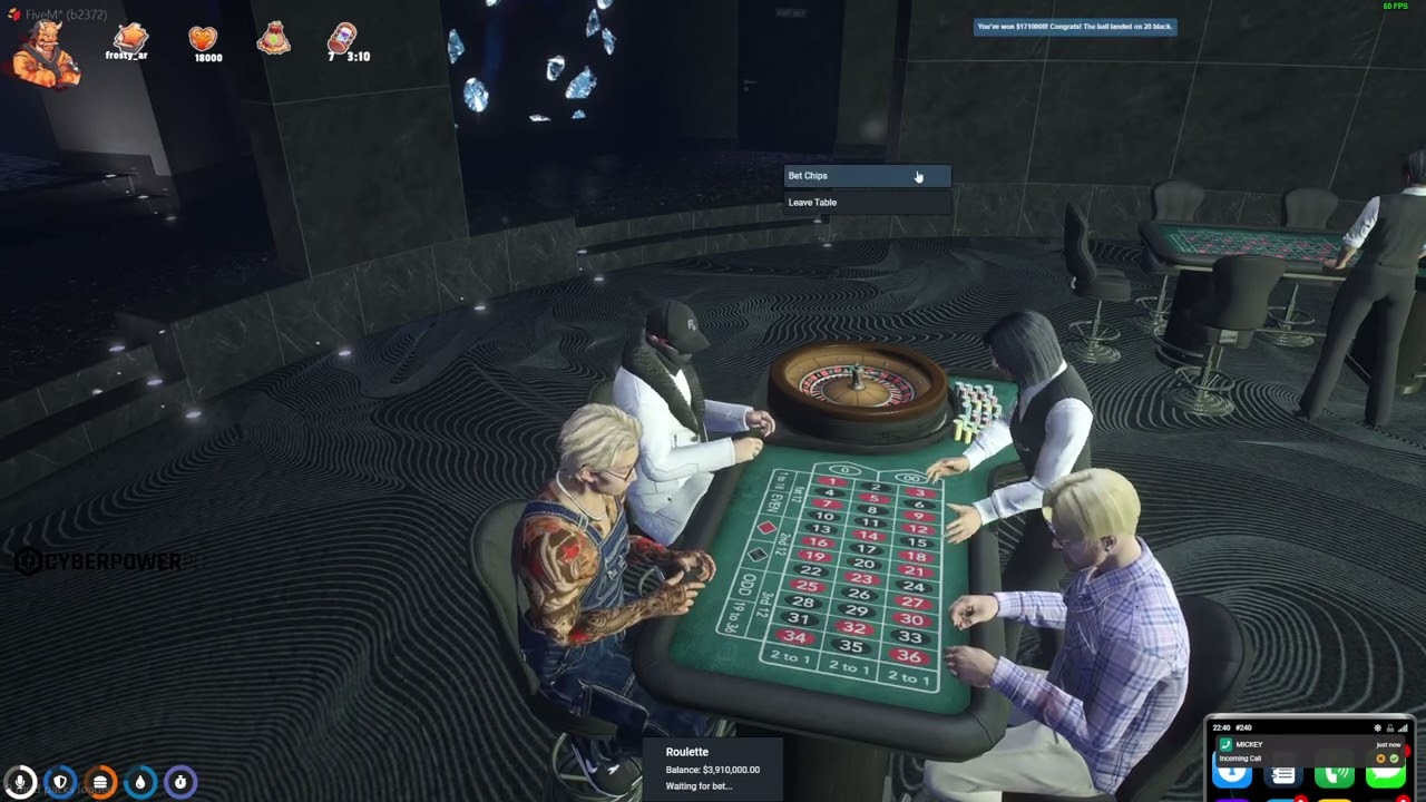 Lang wins the roulette back to back