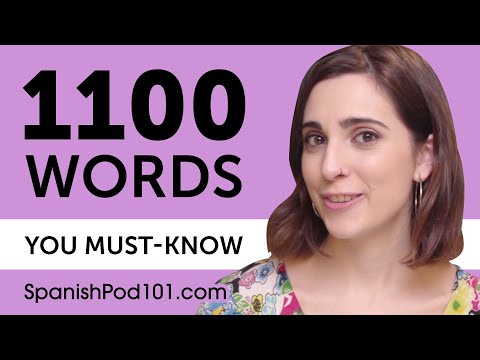 ஒவ்வொரு ஸ்பானிஷ் தொடக்கக்காரரும் தெரிந்து கொள்ள வேண்டிய 1100 வார்த்தைகள்