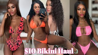 HUGE AFFORDABLE SHEIN Under $10 BIKINI Try On Haul #shein #sheinbikini #bikinihaul #swimwears