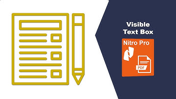 Hoe u een invulbaar tekstveld zichtbaar maar niet afdrukbaar maakt in PDF-formulieren in Nitro Pr...