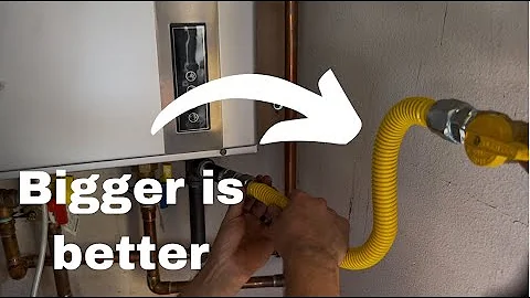 Tankless Water Heater (Upsizing Gas Line)(How To)