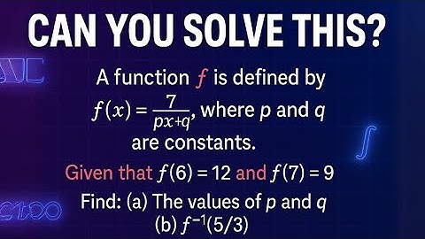Q3 | 2025 Further Mathematics examination | theory part