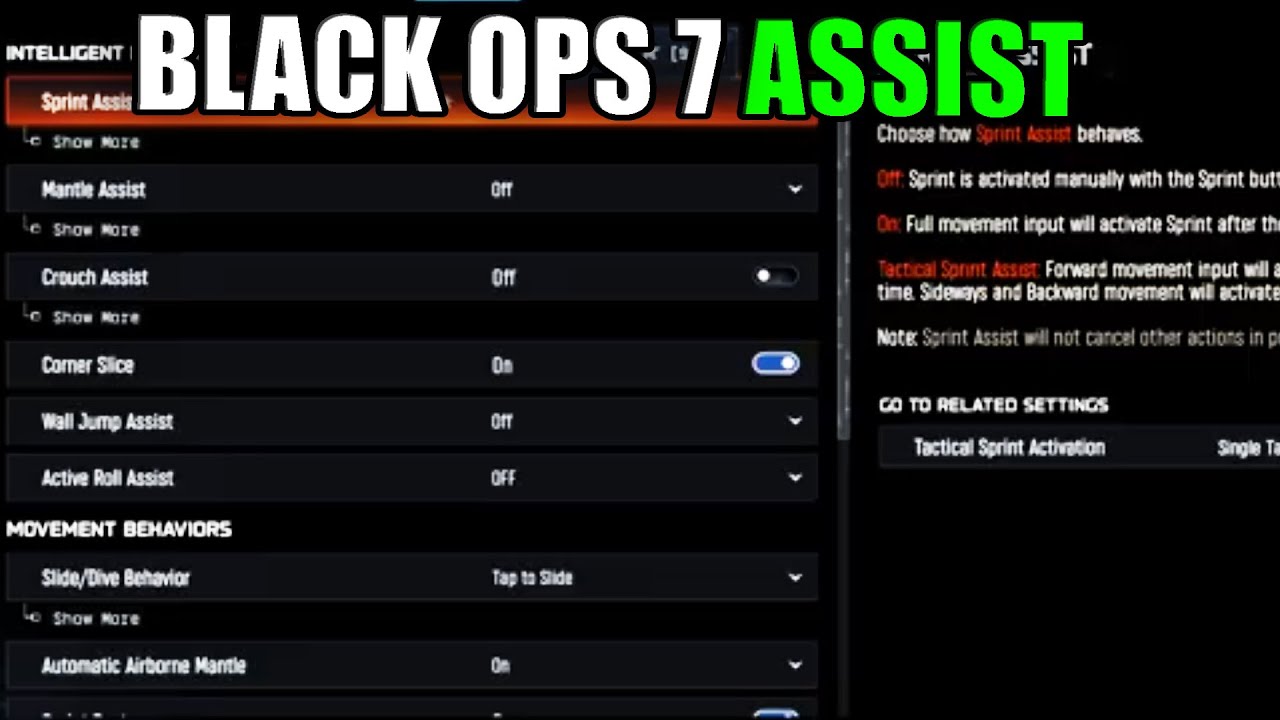 COD BO7 HOW TO TURN ON INTELLIGENT MOVEMENT - CALL OF DUTY BLACK OPS 7 ...