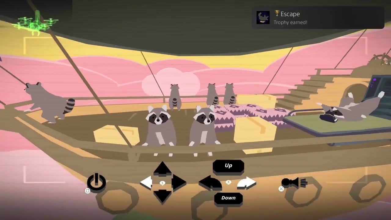 Escape achievement in Donut County