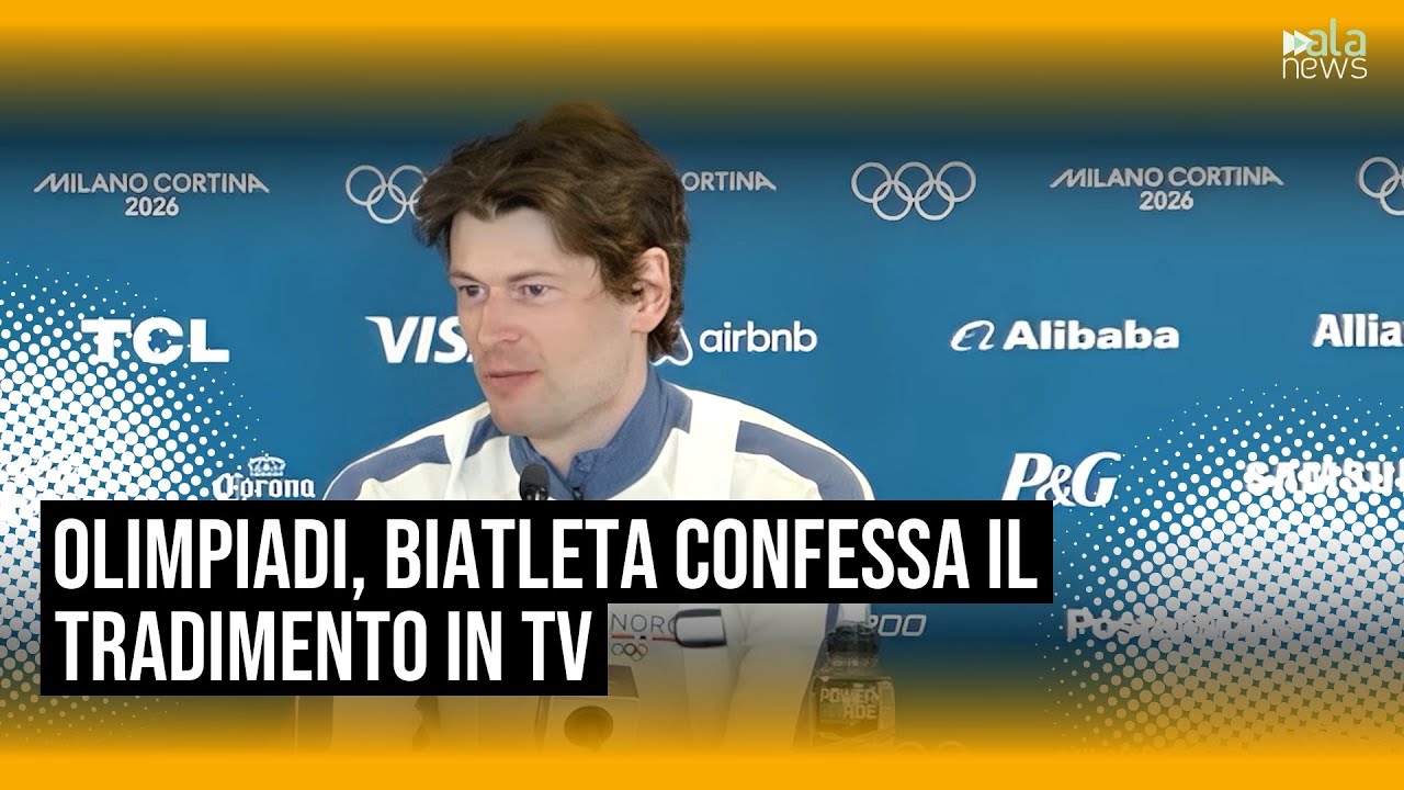 Milano Cortina, biatleta confessa il tradimento in tv: "Da lei nessuna risposta" (eng)