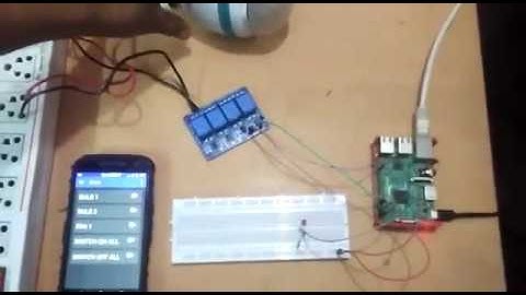 Home Automation by Raspberry pi ,Android, Python and  Firebase