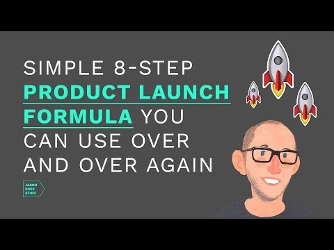 A simple 8-step product launch formula you can use over and over again