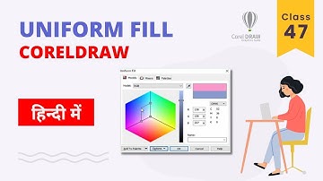 CorelDraw Uniform Fill Tool Tutorial in Hindi - Advance Guide and Tips @KKLearningHub