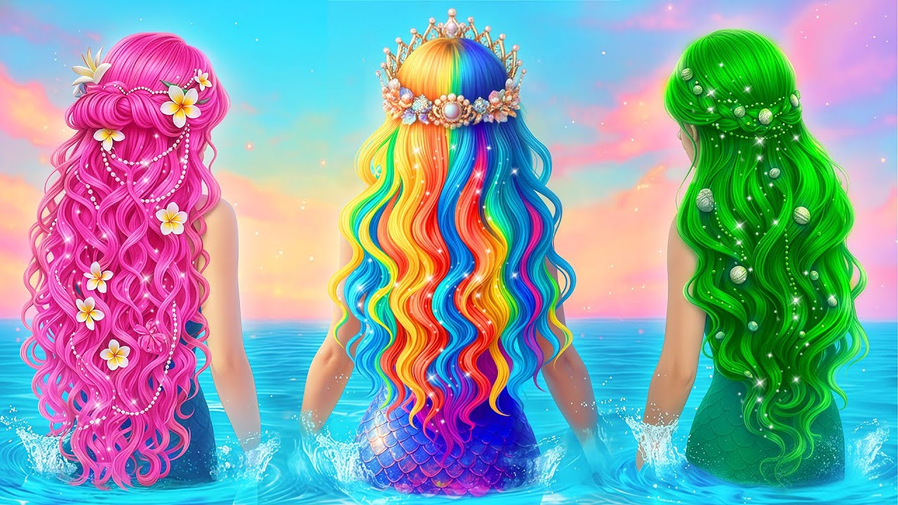 K-Pop Demon Hunters: Huntrix Brilham e Viram Sereia Dourada e Prateada! Como Virar Sereia?