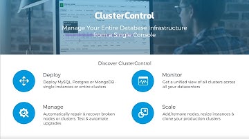 The Evolution of ClusterControl - Your All-Inclusive Database Management System
