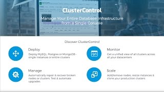 The Evolution of ClusterControl - Your All-Inclusive Database Management System