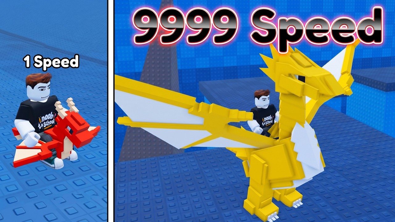 ฝึกมังกรจนกลายเป็นมังกรที่บินเร็วที่สุด Roblox +1 Speed Dragon Escape