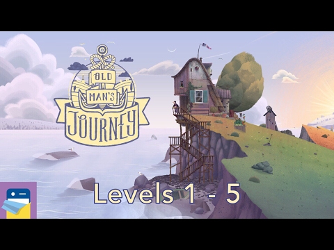 Old Man's Journey: Levels 1 2 3 4 5 Walkthrough & iOS iPad Air 2 Gameplay (by Broken Rules)