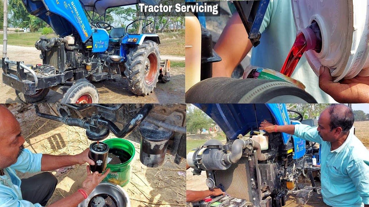 Tractor Servicing In 30 Minute/Sonalika Rx-47/Sonalika Tractor Servicing/Sonalika Tractor Serving