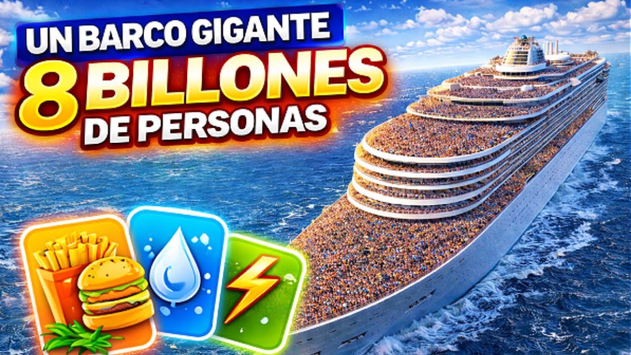 8 Billones de personas en un solo barco