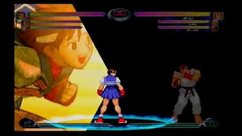 Marvel Vs. Capcom 2 - Sakura Hyper (SUPER) Moves