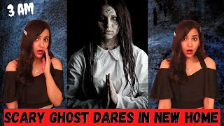 Scary Ghost DARES in our NEW HOME 😱 (SPOOKY) screenshot 5