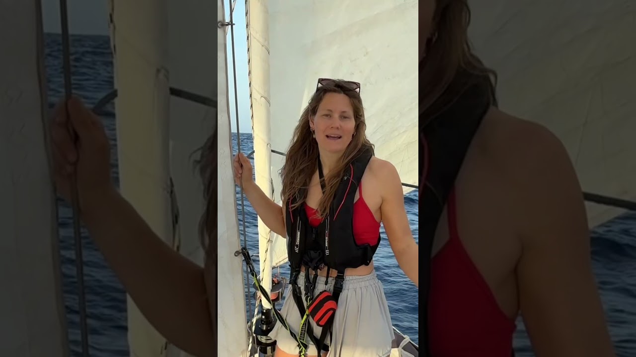 ⁣What if I am sailing alone and fall in the water?