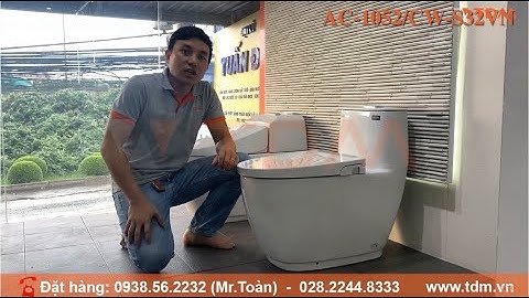 TDM.VN | Review bồn cầu rửa cơ Inax AC-1052/CW-S32VN - Bàn cầu thông minh mẫu mới 2020