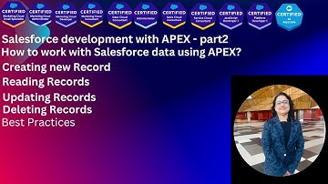 Apex programming / working with Salesforce Data / CRUD operation