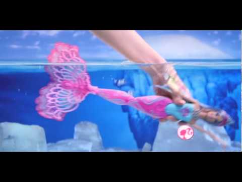 Mattel Lalka Barbie Syrenka Zmieniająca Kolor | zabawkiTV