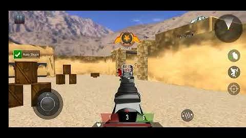 How to play Death match in dust town map (Team vs Team) in Commando strike game