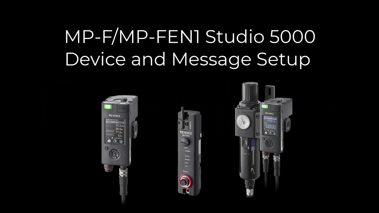 MP-F + MP-FEN1 Ethernet/IP Studio 5000 Setup and Messaging | MP-F 