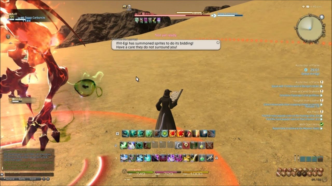 FFXIV ARR Summoner job quest fail
