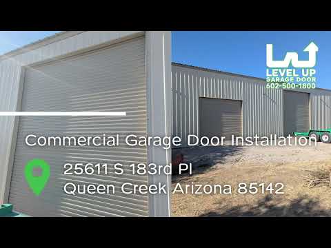 Steel roll-up garage door — Queen Creek, AZ
