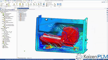 Short animation of Juicer with Simcenter FLOEFD in Solid Edge