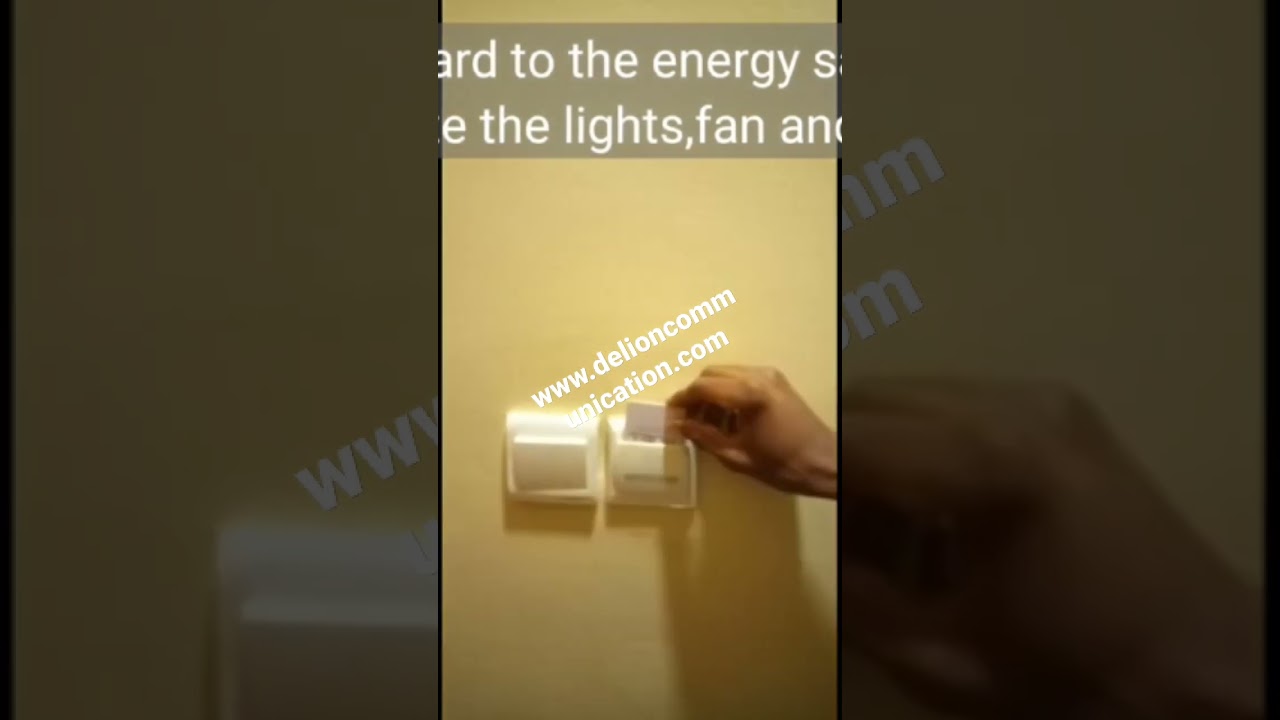 how RFID hotel door lock works.