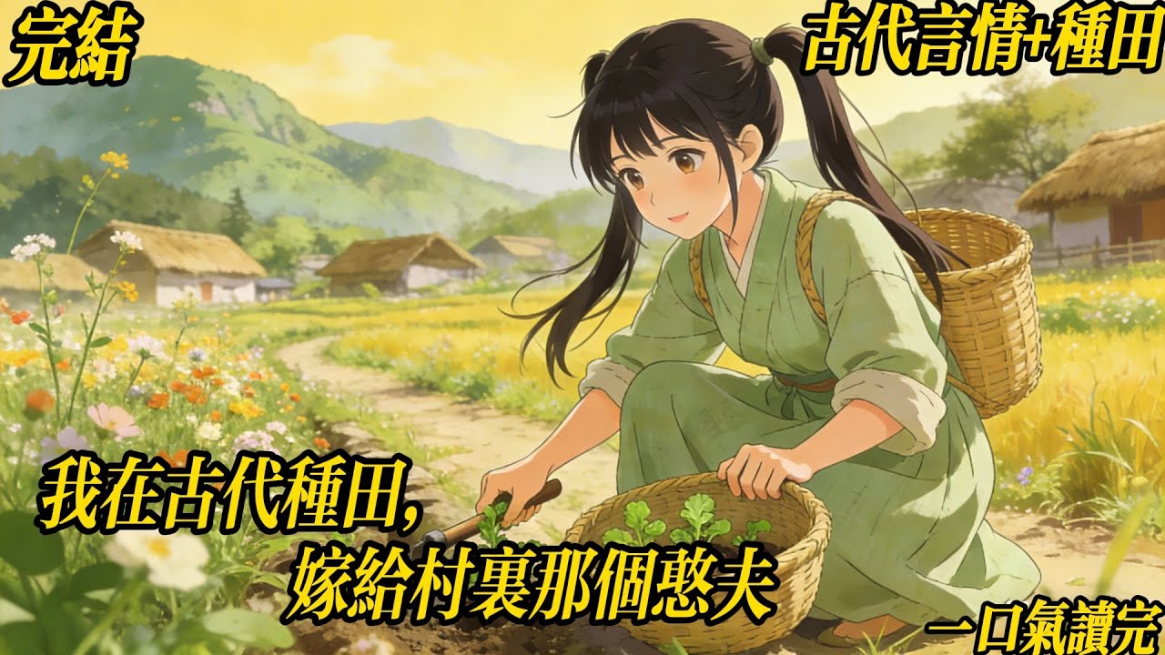 完结《我在古代种田，嫁给村里那个憨夫》#古代言情 #种田 #穿越 #甜宠 #今穿古 #养娃 陈娇娇车祸魂穿了，父母双亡，家里一贫如洗，没有金手指，更没有荣华富贵，有的只是干不完的活和填不饱的肚子……