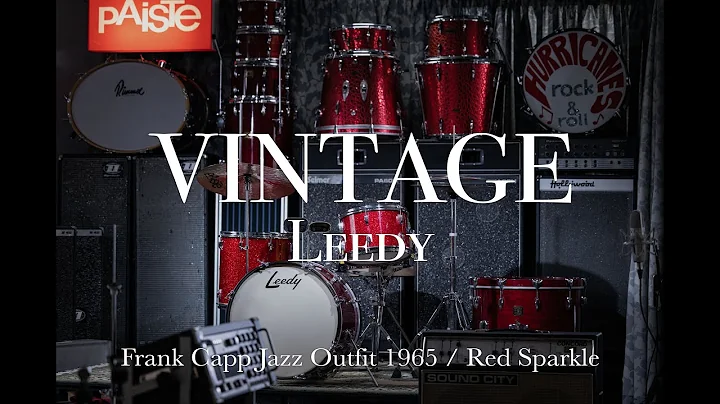 LEEDY 1965 RED SPARKLE DEMO - Vintage Music Corner