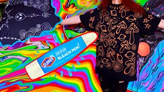 Bleach Painting Shirts & Selling Them