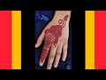 Red colour henna mehandi design shorts mehandi decoration for back side hand