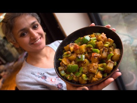 Masala 39Pepper amp Potatoes39  39Capsicum amp Alu39 Vegan food by Food with Chetna