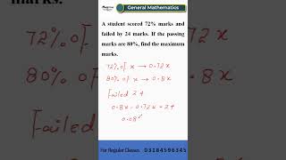 Percentage #css #education #ppscpapers #fpsc #maths #asfwrittentest #exam #coolmath #anfpastpapers