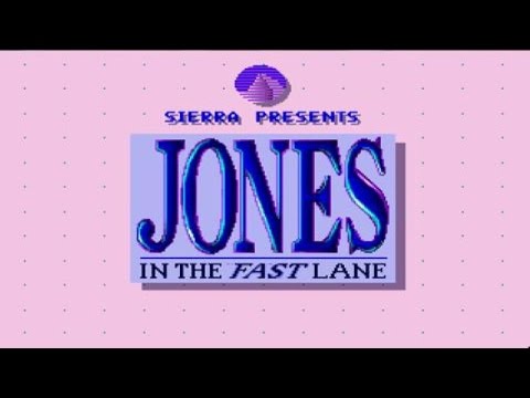 Jones in the Fast Lane gameplay (PC Game, 1991)