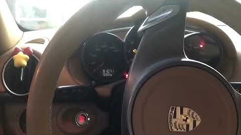 For Porsche Cayman car Upgrade push start stop remote start keyless start PKE Keyless go system.