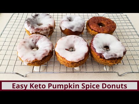 Easy and Delicious Keto Pumpkin Spice Donuts (Nut Free and Gluten Free)