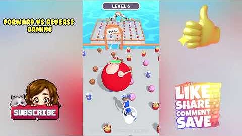 Yummy.io Android iOS Walkthrough | All Levels Gameplay in Forward vs Reverse Gaming